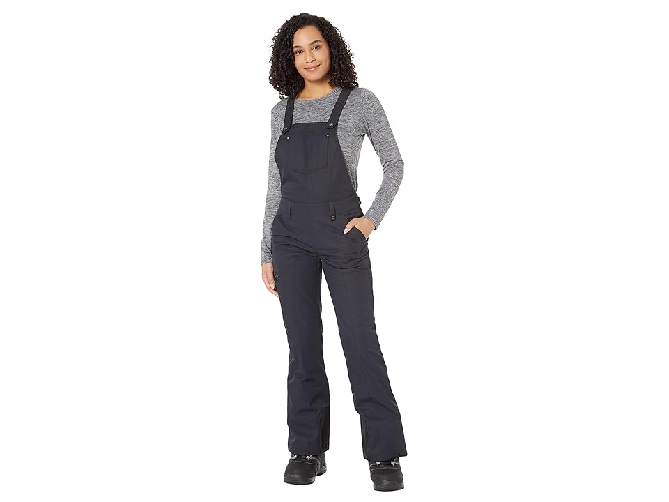 Obermeyer Malta Bib Overalls Women's Clothing Black : 8 S, Polyester