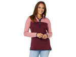 LLBean Women's Quilted Sweatshirt Mock Neck Tunic