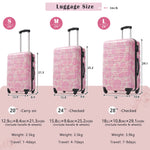 Hardshell Luggage Sets 3-Pcs Spinner Suitcase with TSA Lock