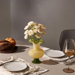 Glass Meadow Hand-Blown Glass Flower Vase  Décor - 11"