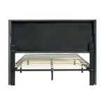Modern Queen Size Upholstered Platform Bed Frame