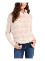 American Rag Womens Pink Color Block Long Sleeve Turtle Neck Blouse Sweater Size M