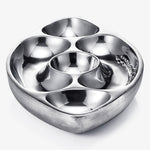 Football Tailgate Superbowl Serving Bowl Silver Brass Snack