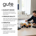 5 Bowl Organic Set – Modern Multi Section Serving Dish | Bowls for Snacks Salads Fruits Desserts