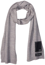 Calvin Klein Men's Scarf, Deep Black, One Size