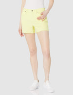 Carve Designs Women's Oahu Hi Rise Shorts - Citron