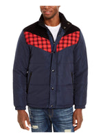 American Rag Mens Brady Winter Cold Weather Puffer Jacket Navy M