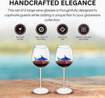 Shark-Inspired Wine Glasses Set of 2 – 13oz