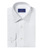 David Donahue Men's Regular Fit Royal Oxford Dress Shirt, White 15.5 x 32-33