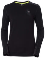 Helly Hansen Women's LIFA Merino Crewneck - Black, Small