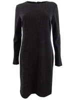 Lauren Ralph Lauren Women's Metallic-Knit Dress (4, Black)