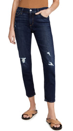 Joe's Jeans Women's The Bobby Boyfriend Jeans, Madaket, Blue, 27