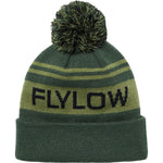 Flylow OG Pom Beanie - PineMossBlack