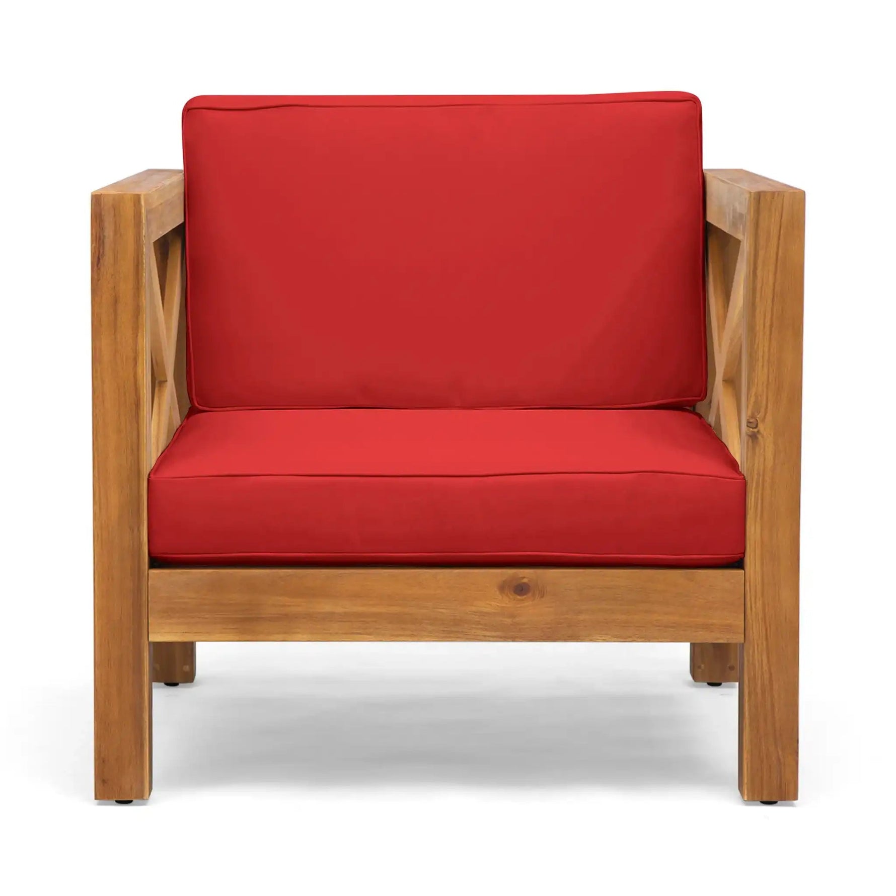 Brava Mid-Century Modern Club Chair with Water Resistant Cushions
