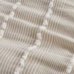 King 3 Piece Cotton Yarn Dyed Duvet Cover Set