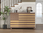 55-Inch Hand-Carved Buffet Sideboard Cabinet