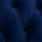 La Rosa Victorian Chesterfield Tufted Sofa, Navy Blue Velvet