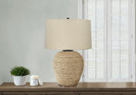 Lighting Table Lamp Rattan Resin Transitional - Beige