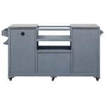 K&K 66.5" Outdoor Kitchen Island for Big Green Egg Grills