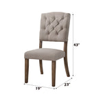 Bernard Weathered Side Chair Set of 2