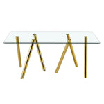 Dining Table With Transparent Surface