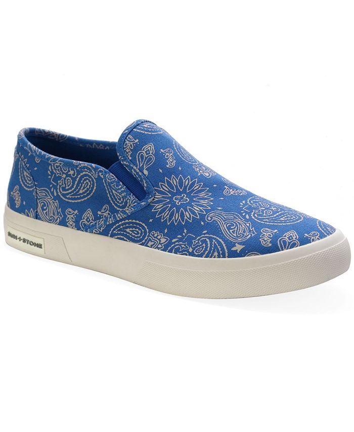 Sun + Stone Men's Reins Slip On Sneaker Shoes Blue Size 11 M