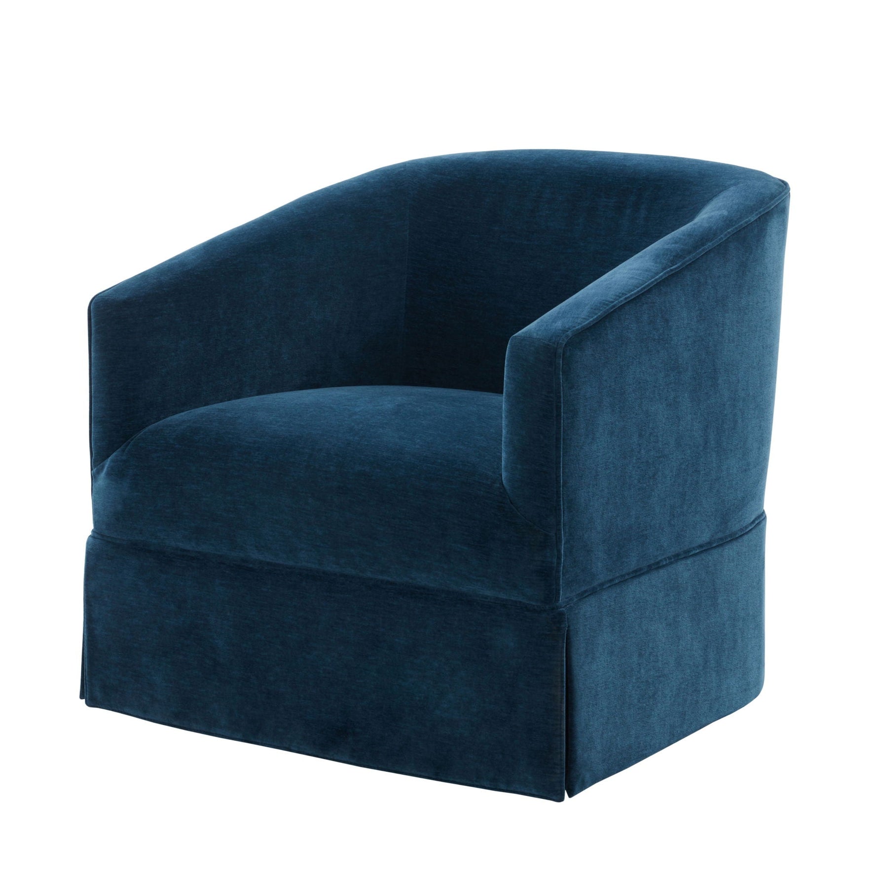 Elm Skirted Swivel Chair