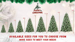 8 Ft The Full-Bodied Pre-Decorated Pinecone Christmas Tree