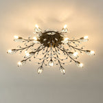 15-Light Chandelier Crystal Ceiling Lamp