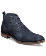 Stacy Adams Men's Kyron Plain Toe Lace Up Chukka Boots Blue Size 7.5 M