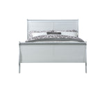 Louis Philippe Platinum Finish Twin Bed