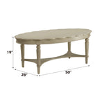 Fordon French Antique Coffee Table - Ivory