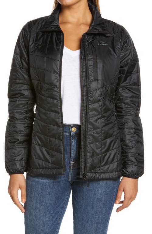 LLBean PrimaLoft Packaway Jacket - Black