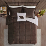 King Plush to Sherpa Down Alternative Comforter Set