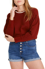 Women's High Waist Button Front Denim Shorts