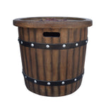 Round 25' Magnesium Oxide Fire Pit - 40,000 BTU