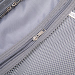 4-Piece PP Spinner Wheel Luggage Set with Cosmetic Case, Light Gray