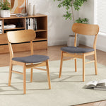 Dining Chairs With Cushioned Seat (Set of 2)