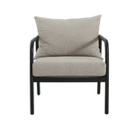 Leora Modern Minimalist Round Tube Sofa Chair with Cushions