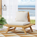 Sedona Outdoor Club Chair With Slatted Design