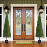 6FT Artificial Conical Topiary Tree UV Resistant Faux Cedar