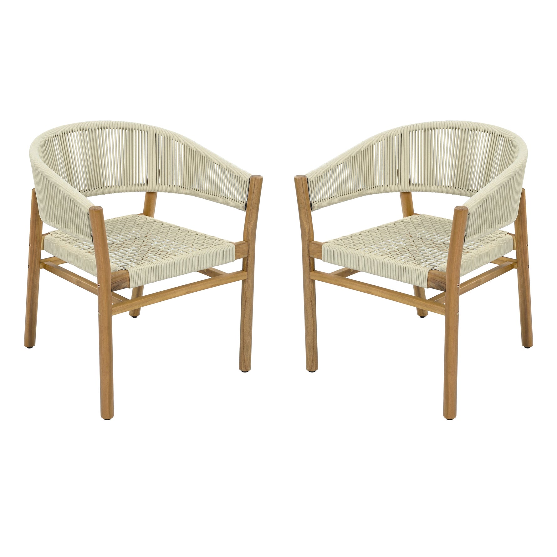 Outdoor Accent Chair Set - 2 Person Seating Group