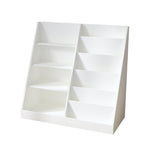 Bookshelf And Toy Storage Organizer, 4 Tier Bookcase With Display Stand For Playroom