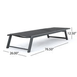 Myers Modern Chaise Lounge Set With Adjustable Back