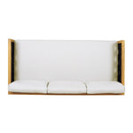Three-Seater Outdoor Daybed - Acacia Wood Teak Finish Frame