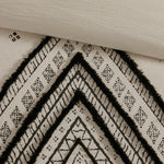 3 Piece Cotton and Flax Linen Blend Comforter Set Natural Full/Queen