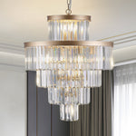 Golden Luxury Crystal Chandelier 23.6 Inch