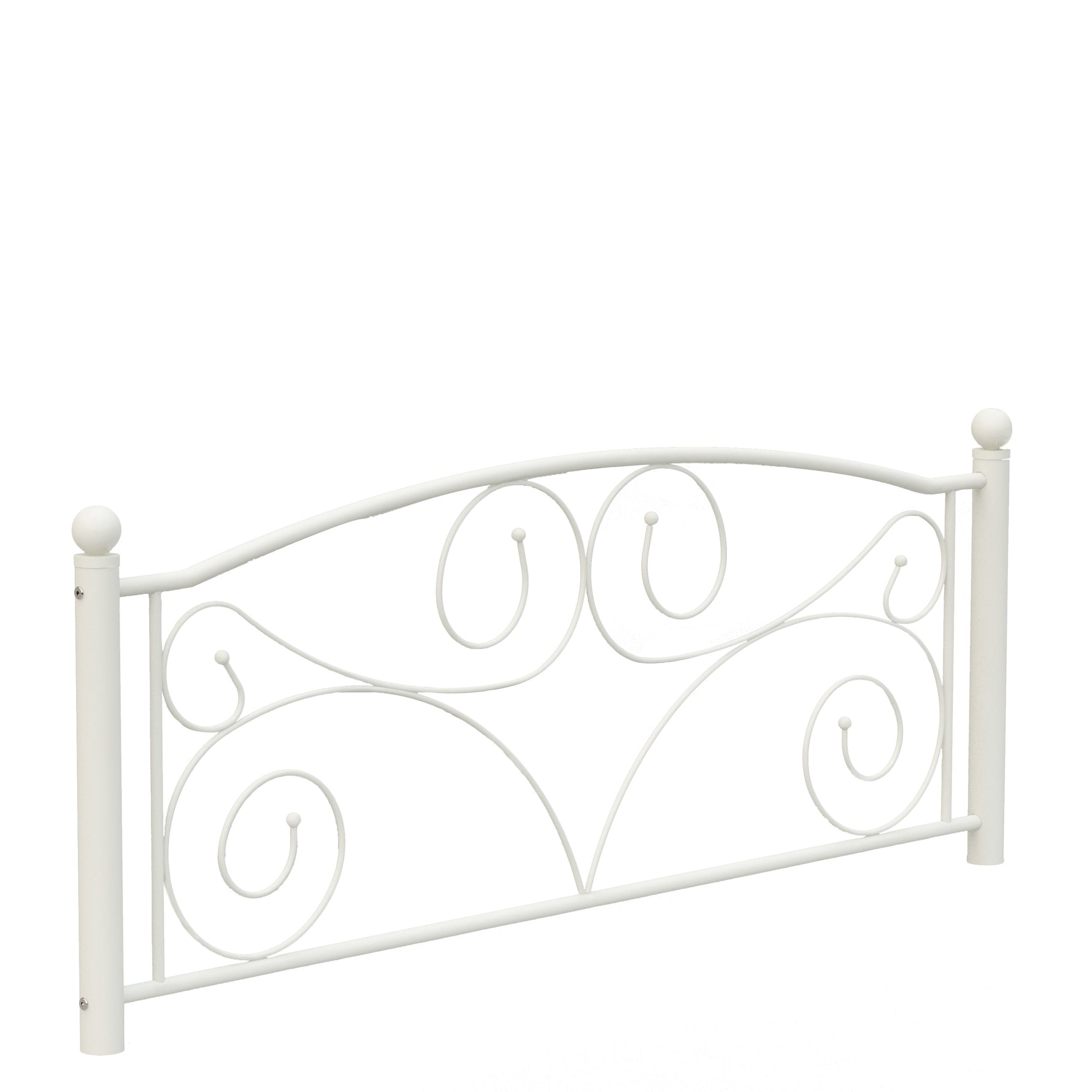 Queen Size Unique Flower Sturdy System Metal Bed Frame with Headboard and Footboard