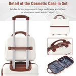 Hardshell Luggage Sets 4 Pieces 20" / 24" / 28" and Cosmetic Case