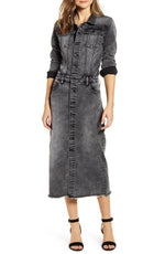 Piece Dyed Denim Dress